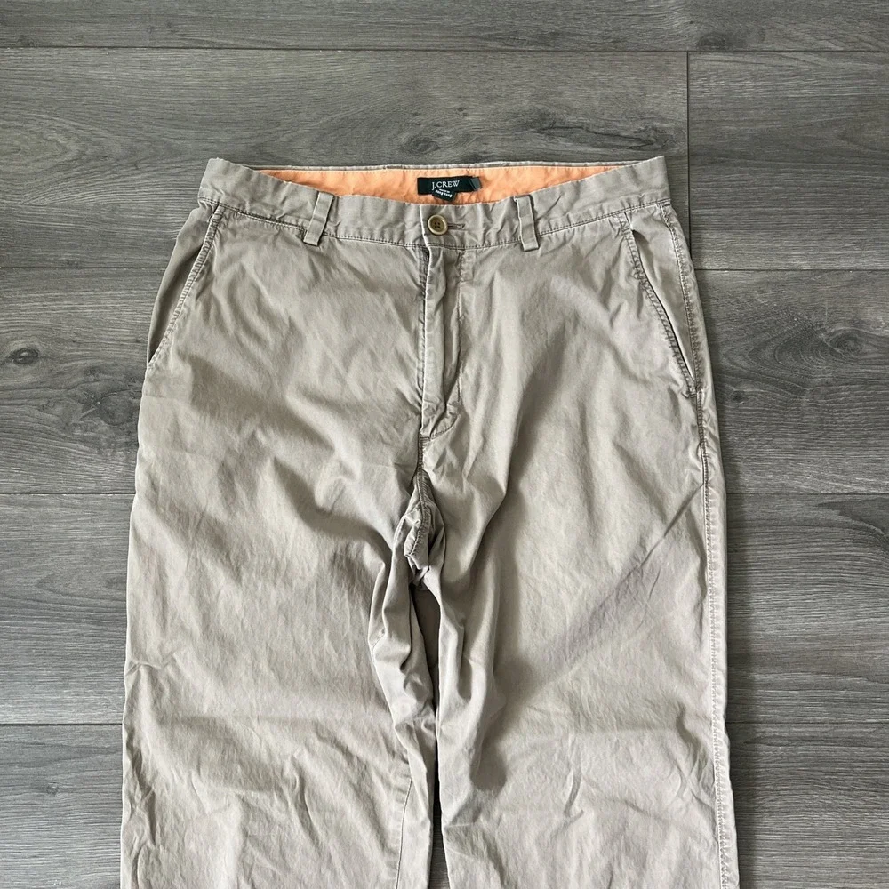 J CREW Chino Pants Mens 32x30 Khaki Beige